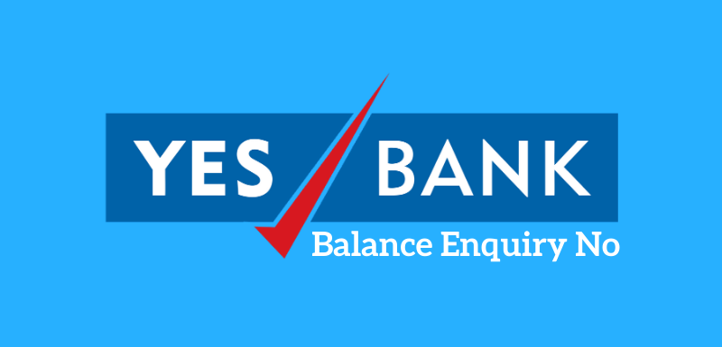 Yes Bank Balance Check